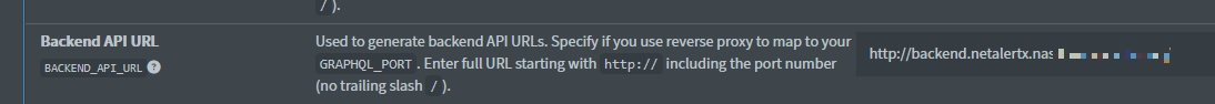 Configuration Settings