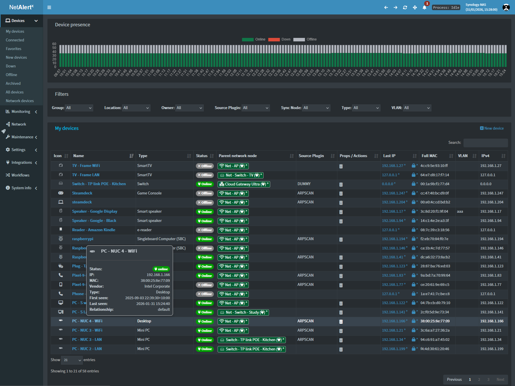 Network Discovery & Device Tracking