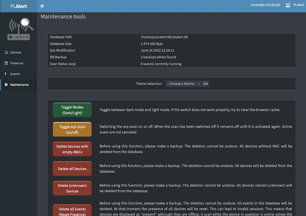 Maintain screen dark Maintain screen dark