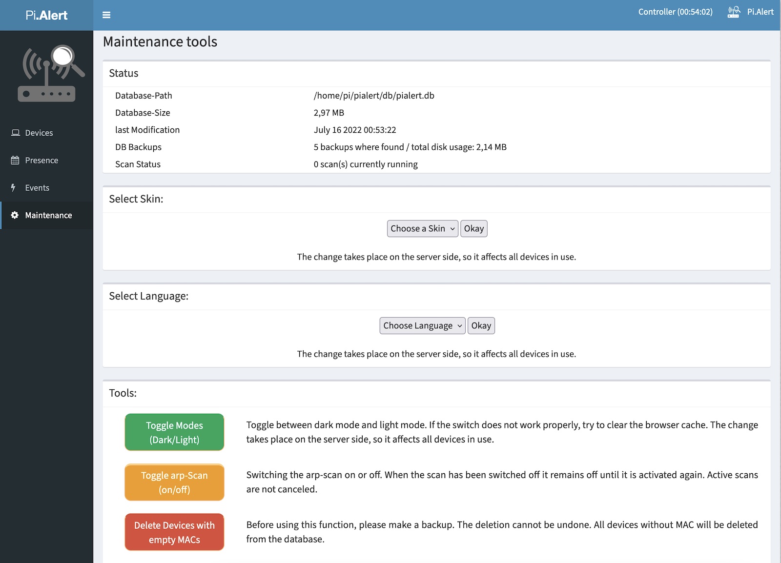 Maintain screen dark Maintain screen dark