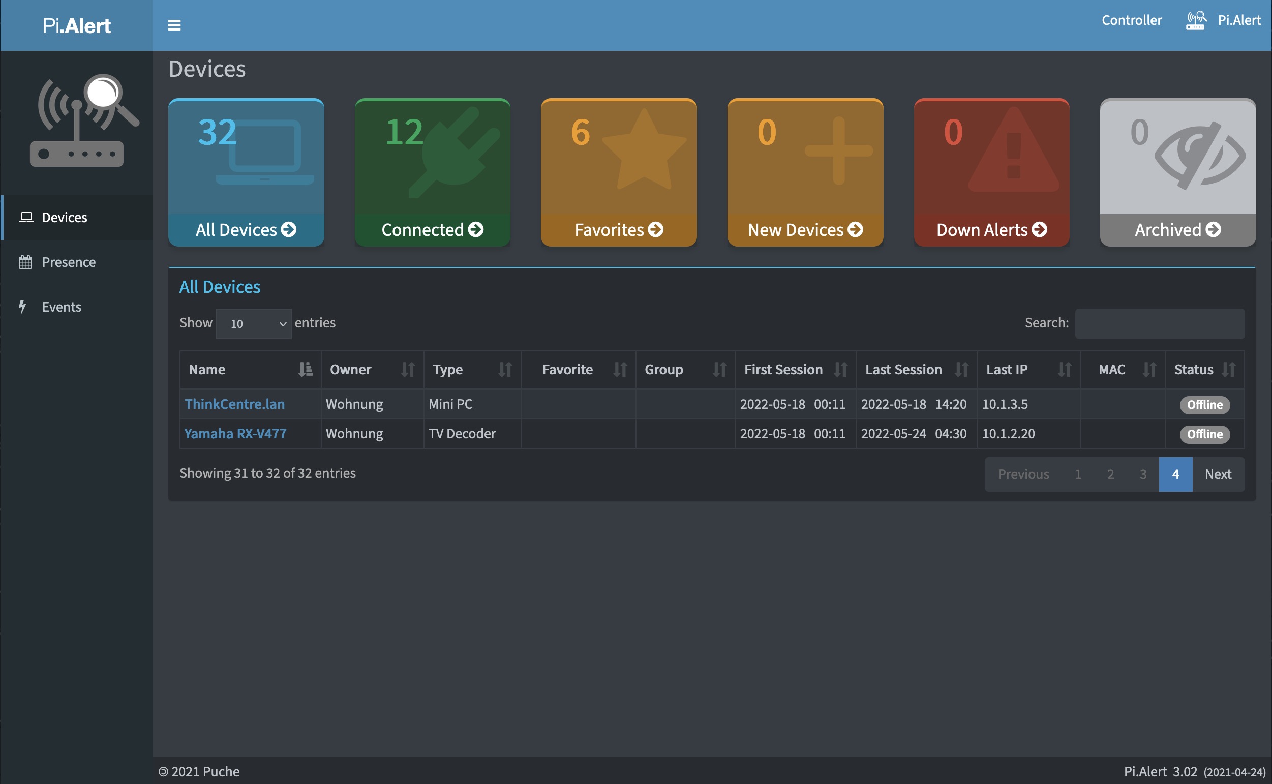 Main screen dark Main screen dark