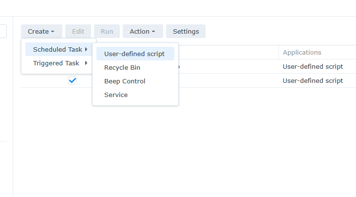 User-defined Script